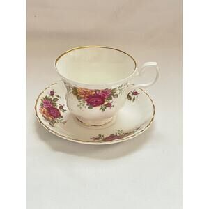 Crown Dorset Fine English Bone China Tea Cup & Saucer England